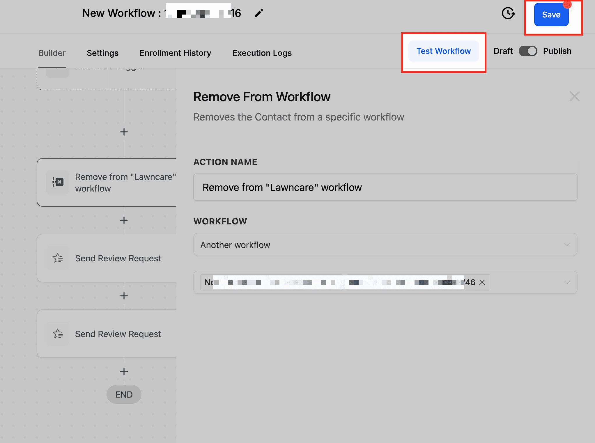 Guardar y probar el workflow