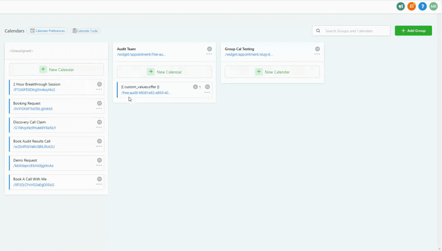 Opciones para deshabilitar notificaciones de citas en la configuración