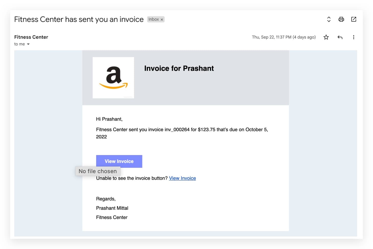 Vista del email de nueva reseña con información del contacto y fuente de la reseña