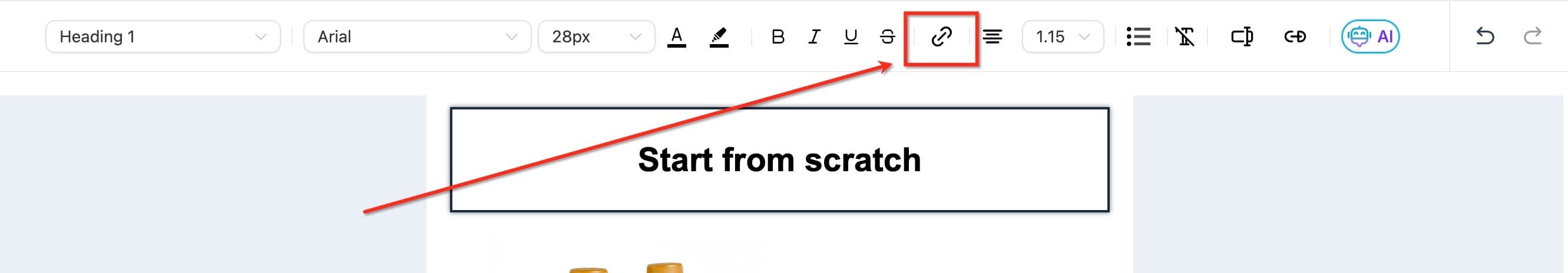 Agregar hipervínculo